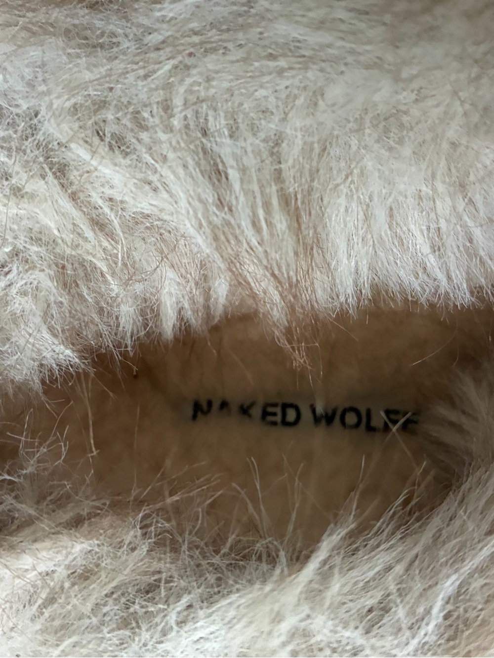 Naked Wolfe Harlow Shearling Mules preowned. Size 7 retail $250.00 - Picture 8 of 13